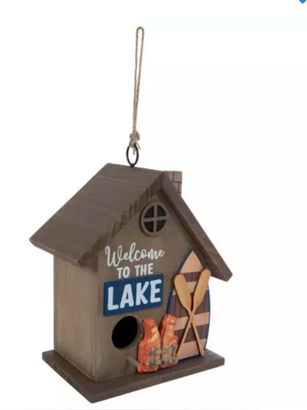 Welcome To The Lake Birdhouse